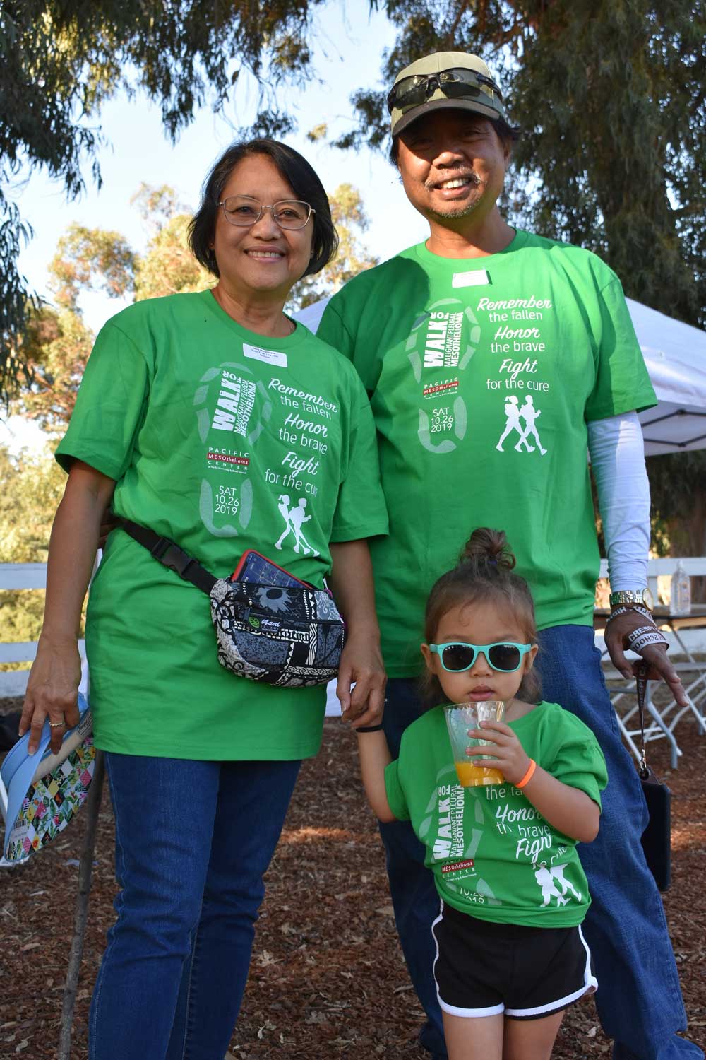 Photo of Team Frost Law Firm at the 8th Annual Mesothelioma Walk